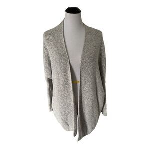 Market & Spruce Grey Open Cardigan size M